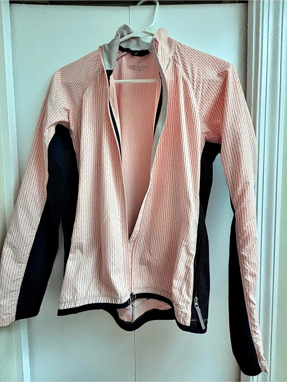 Sugoi Women's ZAP Pink & Black Cycling Jacket Size Small